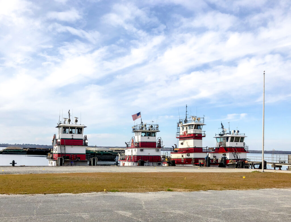 tugboats at the dock